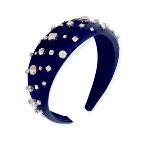 Crystal Studded Padded‎ Headband​​​​